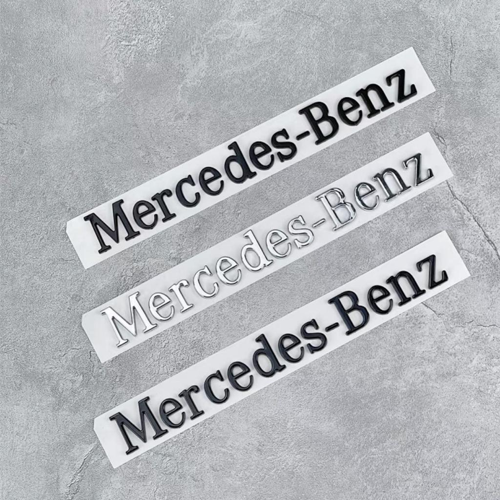 1pc Fashion ABS For Mercedes Benz C260 W204 W205 W211 W212 W190 W213 W168 W177 Car Trunk Logo Letter Sticker Badge Decoration KR9