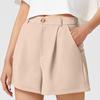 Summer Women's Loose Shorts, Women's Casual Daily Wide-leg Pants, Women's High-waist Blazer Shorts