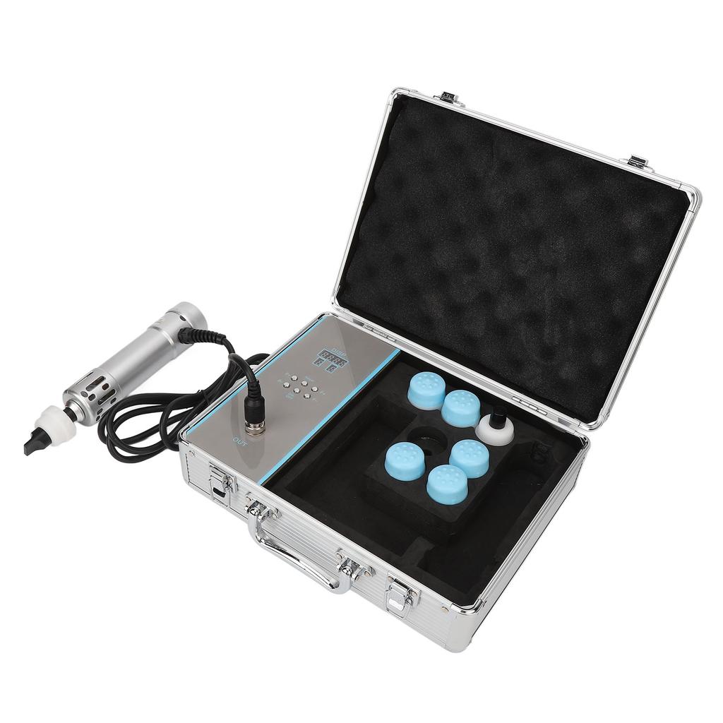 Shockwave Therapy Machine ED Therapy Machine Professional ESWT Shockwave Therapy Machine Silver