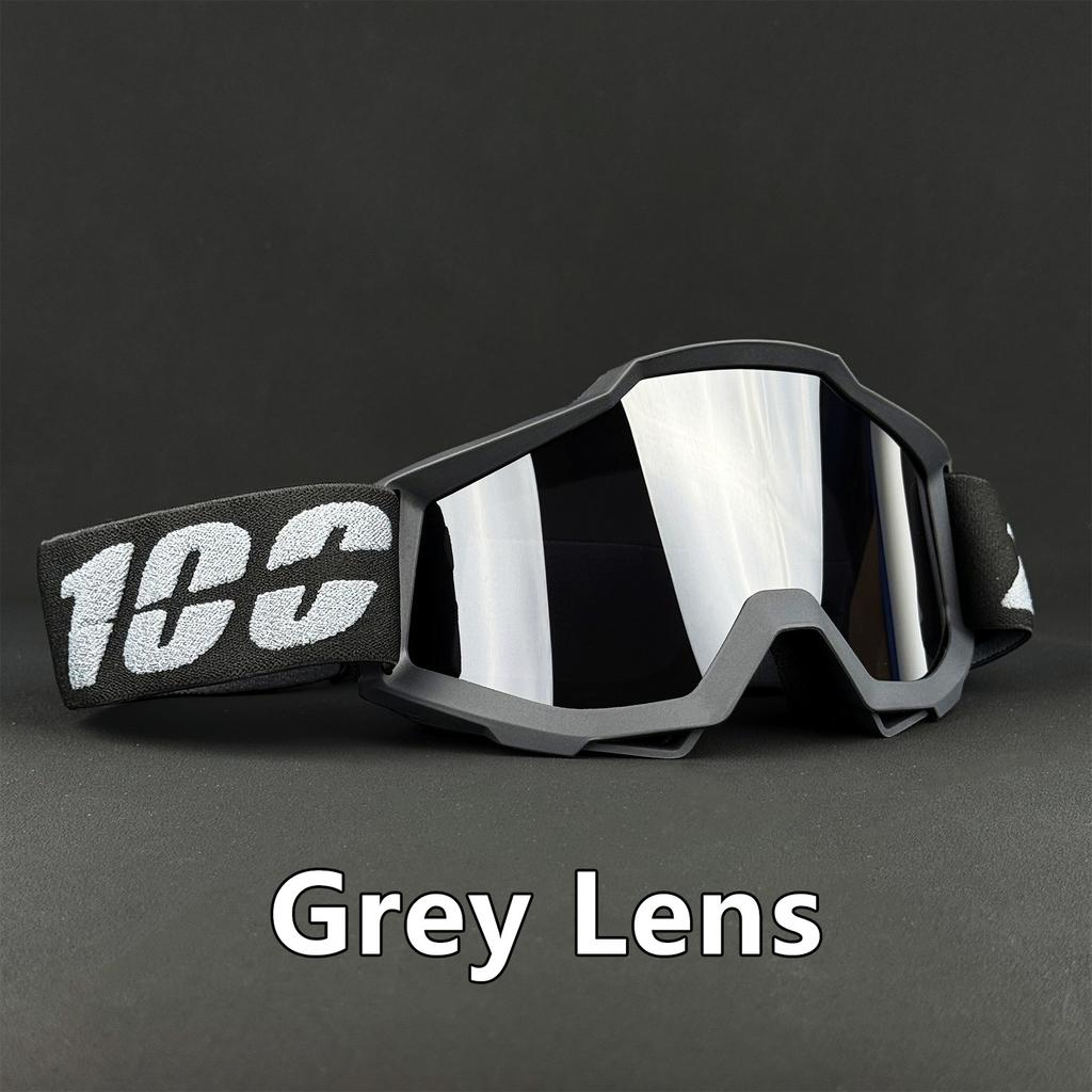 100 Motorcycle Glasses Motocross Safety HD Lenses Goggles Dirt Bike ATV Ski MTB Goggles MOTO Outdoor Cycling Sunglasses