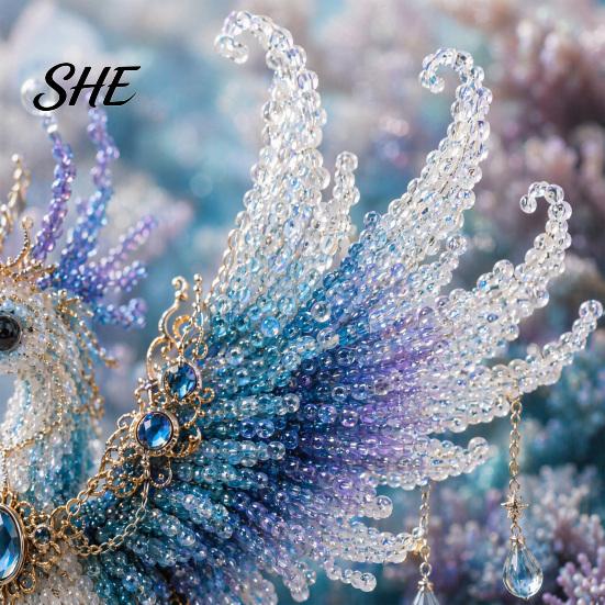 Kit di Creazione di Animali Marini con Perline Sott'acqua, Mitico Oceano Fai da Te per Principianti, Creazione di Animali 3D con Perline con Istruzioni, Perline e Modello con Design Unici del Mare