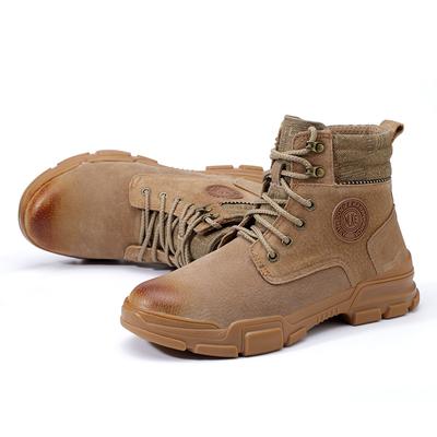 Stivali di sicurezza con puntale in acciaio Resistenti all'usura Antiperforazione Impermeabili Stivali da lavoro Scarpe di sicurezza per l'edilizia industriale