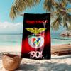 proof beach towel with Sport Lisboa e Benfica pattern - soft,absorbent,quick-drying,machine washable - perfect for swimming,camping,bathing