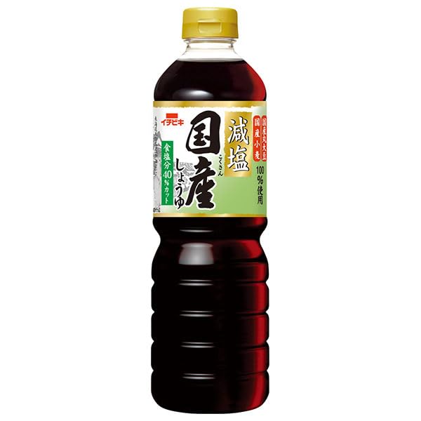 

Ichibiki Low Salt Domestic Soy Sauce 750ml PET bottles x 8 bottles x (2 cases)