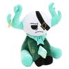 25cm Phighting Medkit Plush Toys Two-horned Cow Plush Toys Game Peripheral Figure Cattle Dolls Fans Birthday Gifts Toys for Kids