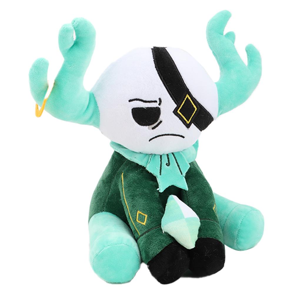 25cm Phighting Medkit Plush Toys Two-horned Cow Plush Toys Game Peripheral Figure Cattle Dolls Fans Birthday Gifts Toys for Kids