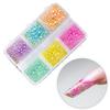 Colorful Bouillon Pearls for Nail Decoration In a Case