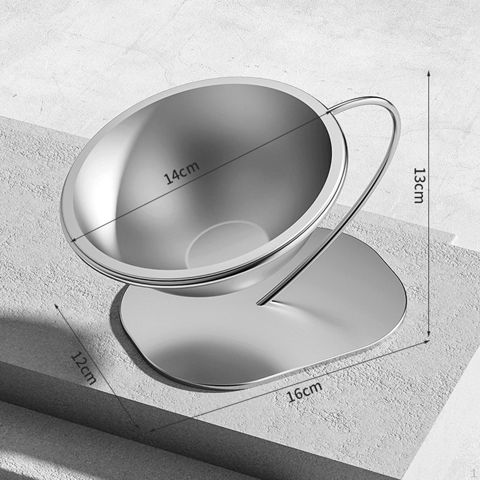 

Raised Cat Bowl Food Dish Container Protect Pet s Neck Non Slip Dog Stand