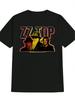 ZZ Top Casual Crew Neck T-shirt - Vintage Graphic Tee with Three Autographed Portraits