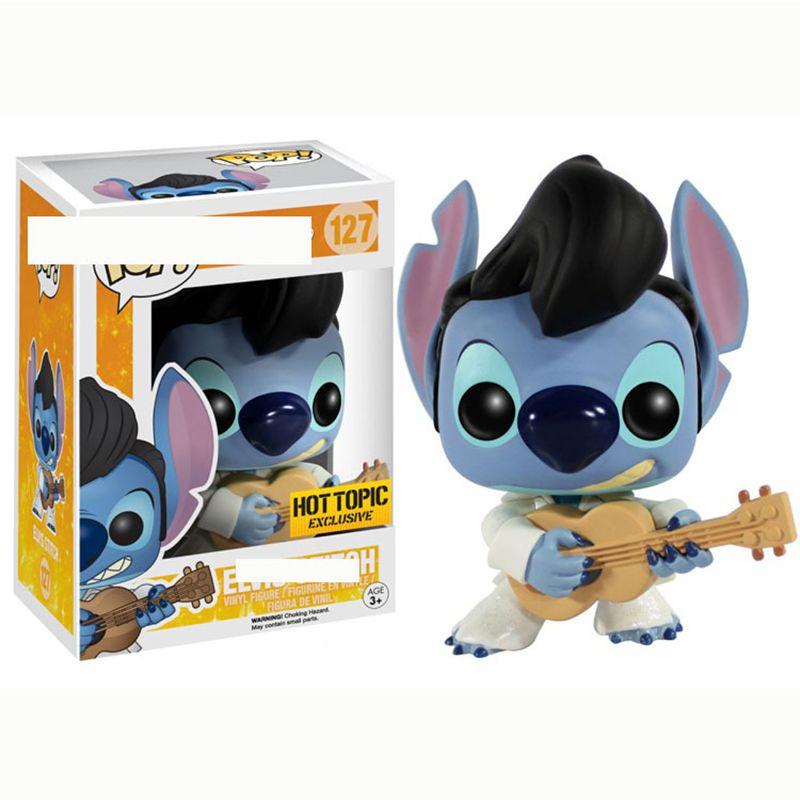 Elvis Stitch Funko Pop Anime Doll Figure Collectible Toy For Kids Gift
