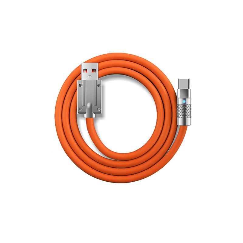 Usb C Bilkabel 120W Type C Lader Usb Ladekabel Hurtiglading Hurtiglading Type C Ladekabel For Mobiltelefon Bil
