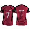 Haikyuu Nekoma Red Cartoon Anime Cosplay Men's Jersey Summer Short Sleeve Adult