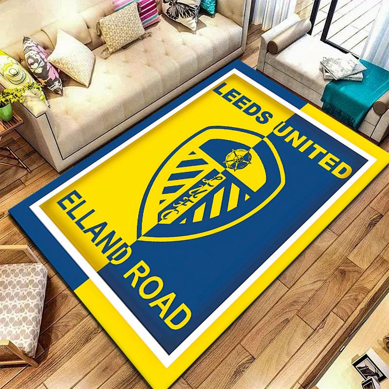 Leeds United F.C Carpet Rug for Living Room Bedroom Home Sofa Decoration,Kids play Non-slip Floor Mat