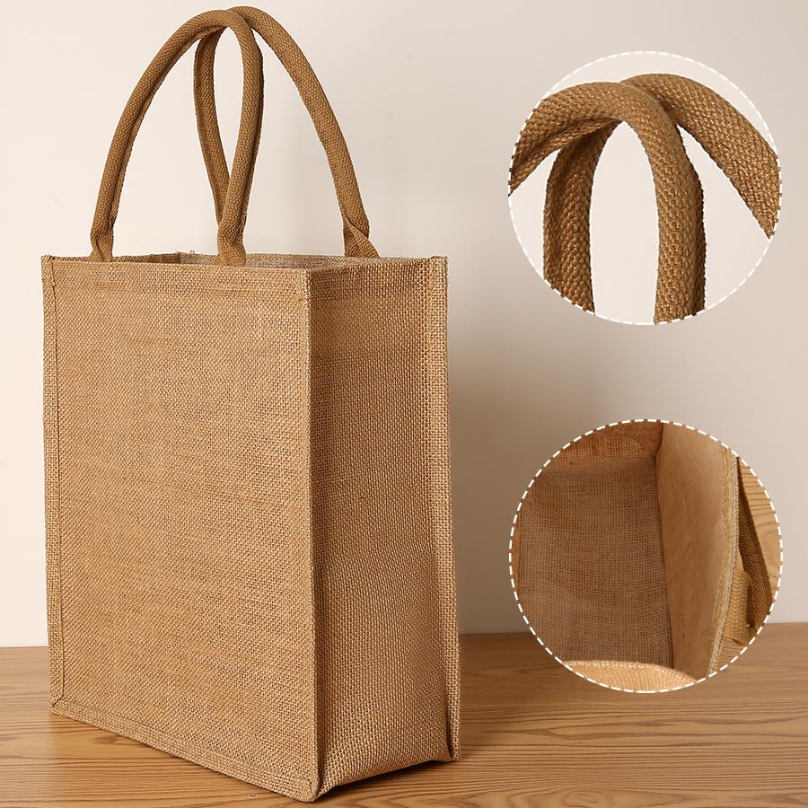 DIY Hand-painted Linen Bags, Jute Bags, Cotton, Linen and Linen Hand-held Gift Bags