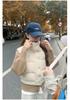 Women's Korean Style Corduroy Cotton Vest - Winter 2026 Loose Sleeveless Jacket