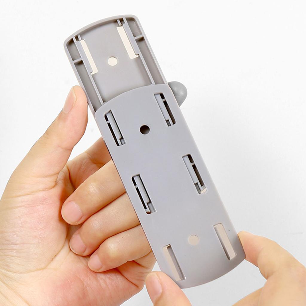 Desktop Socket Fixer Cable Management Wall Mounted Self Adhesive No Hole Power Strip Fixation Holder