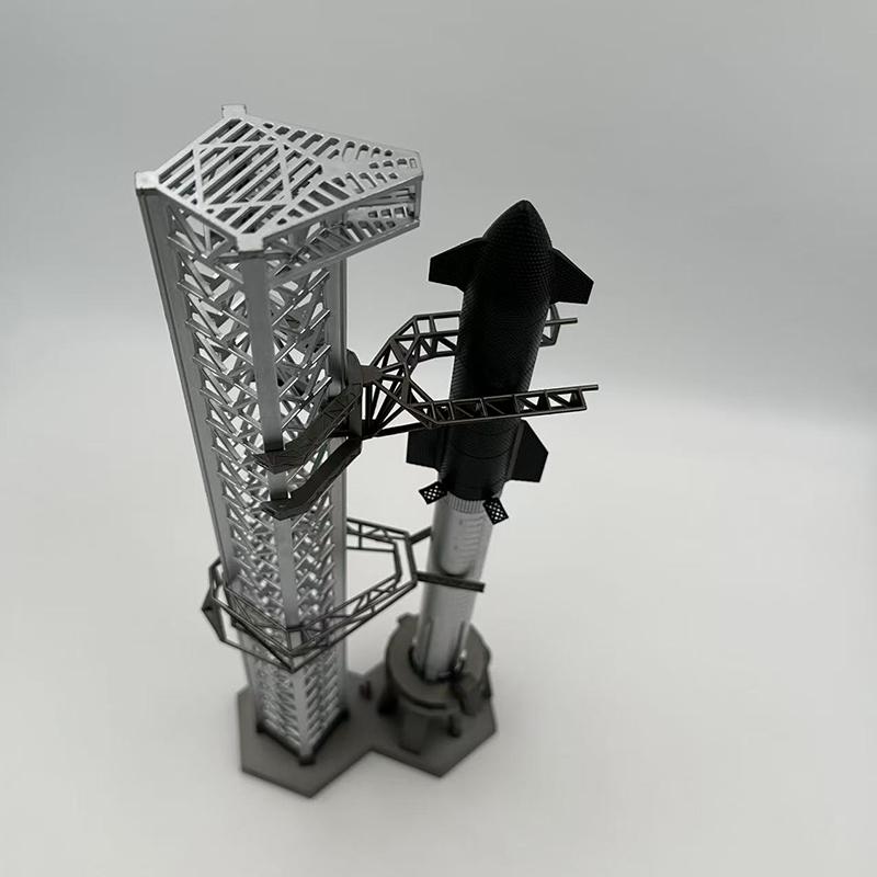 Model Jucărie Metal Turnat Sub Presiune Rachetă SpaceX Dragon Heavy Falcon Starship Scară 1/400