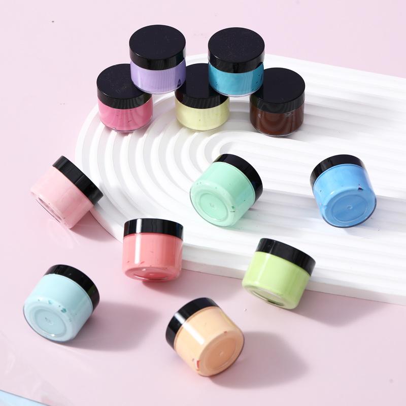 30g Liquid Silicone Color Paste Oily Cream Color Paste Macaron Paint DIY Pinch Glue AB Silicone Color