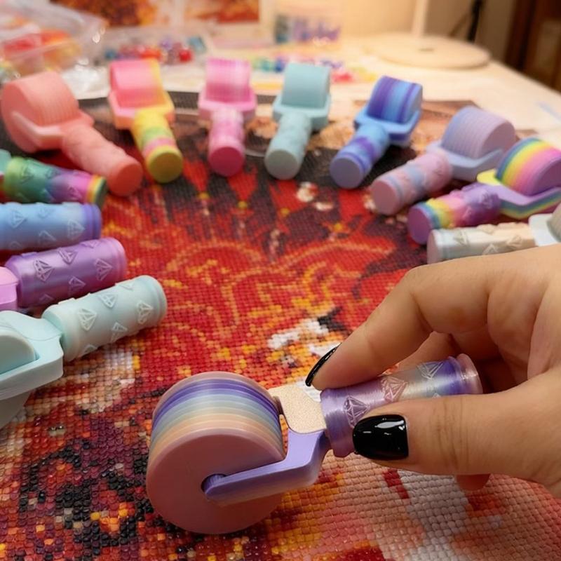 1 Pcs Detachable Diamond Painting Roller Diy Diamond Art Roller Beads Corrected & Fixing Tool For Diamond Art Tool Accessories
