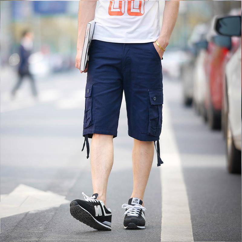 

Men s Casual Mid-Length Summer Work Shorts: Loose-Fit, Trendy, Plus-Size Options Available. 30