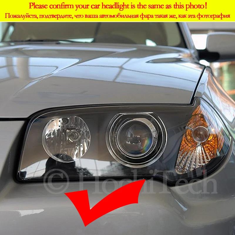 high quality daytime running lights DRL Angel Eyes LED RGB CCFL SMD headlight 4 ring set For BMW E83 X3 2003-2010 accessories