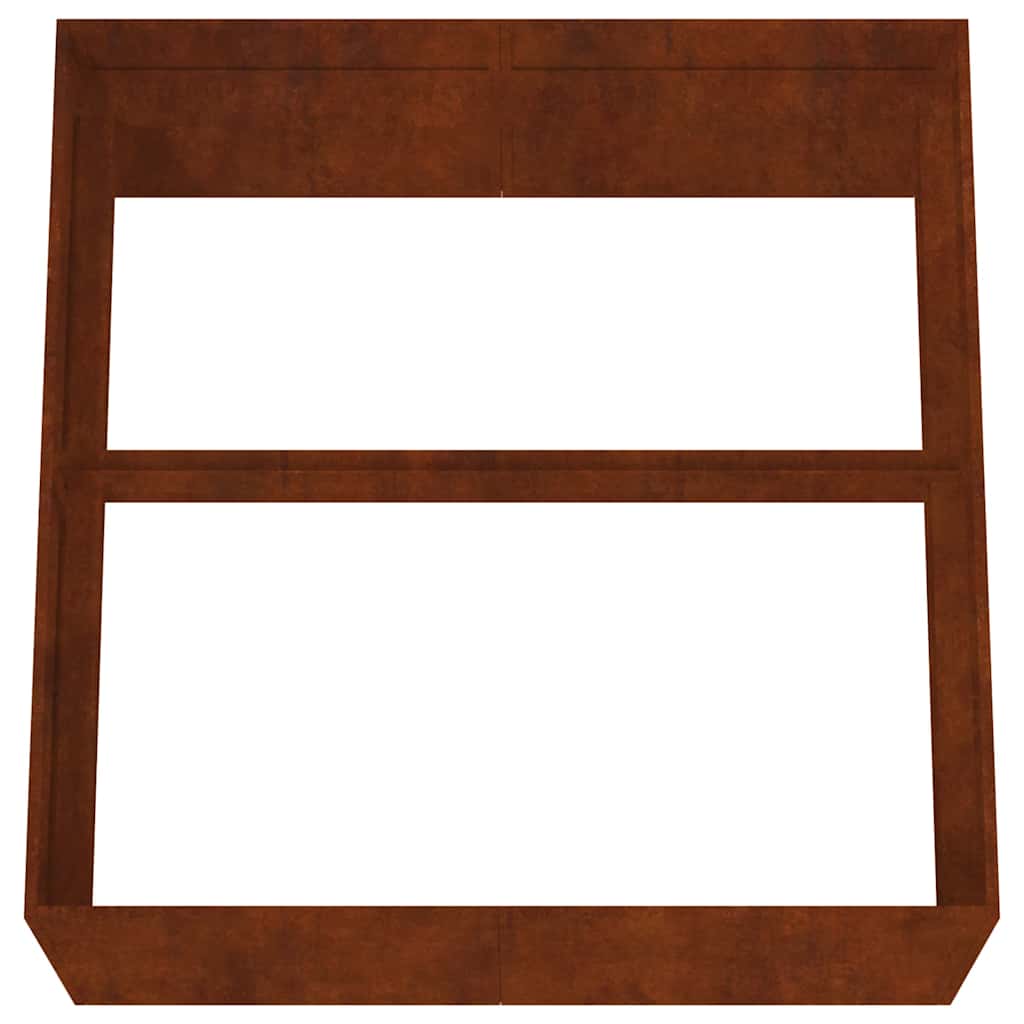 Plant Pot 80 X 80 X 40 Cm Corten Steel