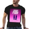 Fight Club Minimalistisches Filmplakat T-Shirt Basic Einfaches T-Shirt Für Frühling Und Sommer