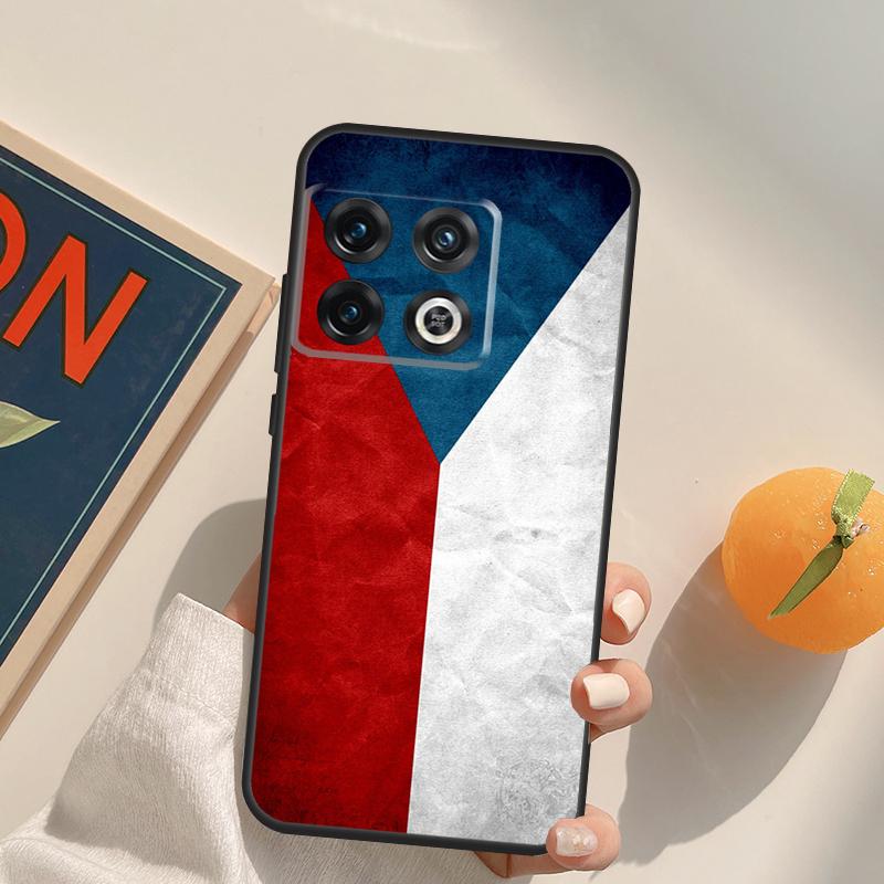 Czech Republic Czech Flag Case For OnePlus 13T 10T 10R 12R 13R 15 13 12 11 10 9 Pro Nord CE 5 2 3 4 Lite N20 N30 Cover