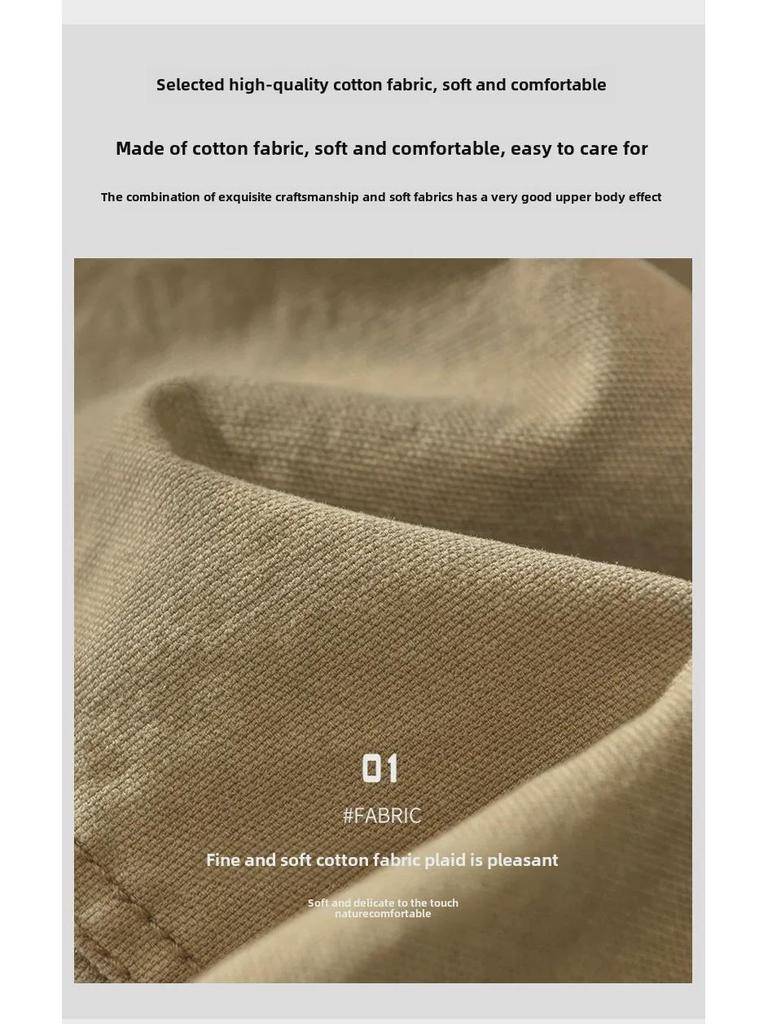 Z314 Men's Cotton Multi-Pocket Casual Overalls for Autumn and Winter