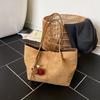 REWELL 2025 Suede Large Tote Shoulder Bag
