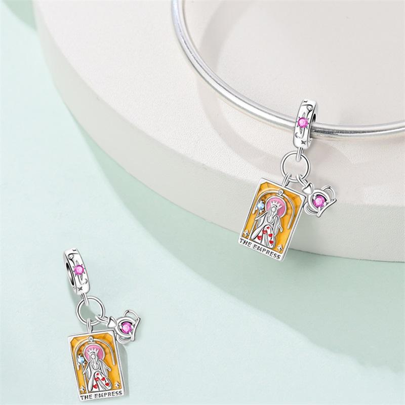 Newcopper Queen Scepter Treasured Sword Magic Tarot Charms Beads Fit 3Mmoriginal Bracelets Diy Birthday Jewelry