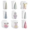 3D DIY Christmas  Silicone Candle Soap Epoxy Resin Wax Mold Silicone Cake Chocolate Making Christmas Gift Home Party Decoration