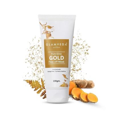 Glamveda Pure Glow Gold Peel-Off-Maske für strahlende Haut 100g