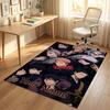 Personalized Crystal Velvet Carpet,Jujutsu Kaisen Custom Printed Name, Plush Area Rug For Home Indoor Decor