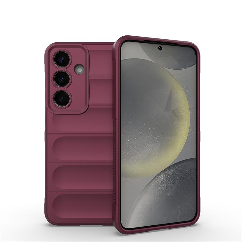 Shockproof Phone Case For Samsung Galaxy S25 Case Anti-Slip Silicone Back Cover Samsung S25 Case For Samsung S25 Ultra S25 Plus