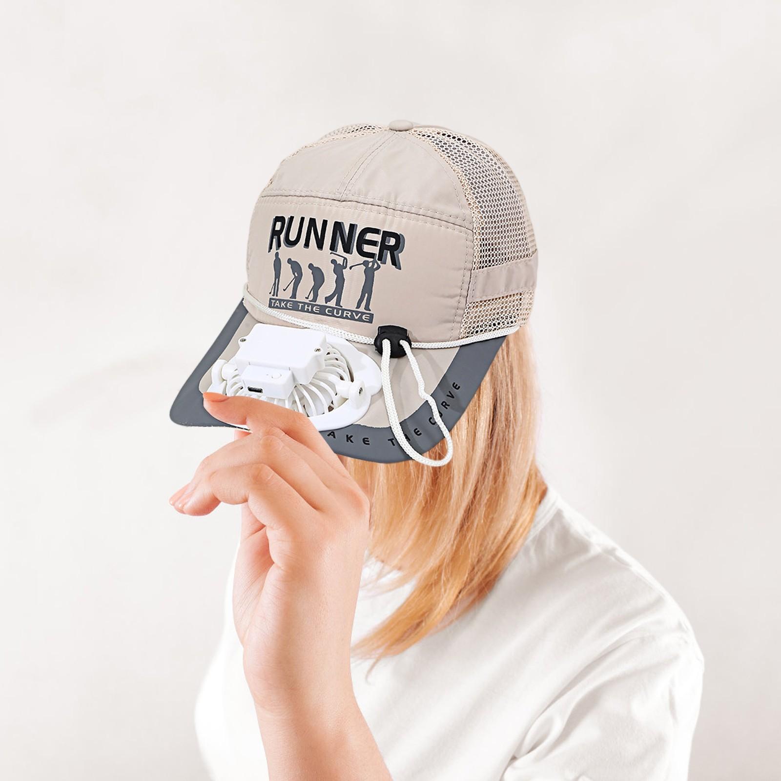 

Sun Hat Fan Cap, Combining Sun And Functions/ Fan Black Technology/Long Battery Life/Lightweight And Portable One Size