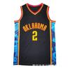 OKC Thunder Basketbalový dres Pánský Bavlněný Týmový úbor Tréninkový Zápas Fanouškovské oblečení Modrá Černá Oranžová S M L XL XXL