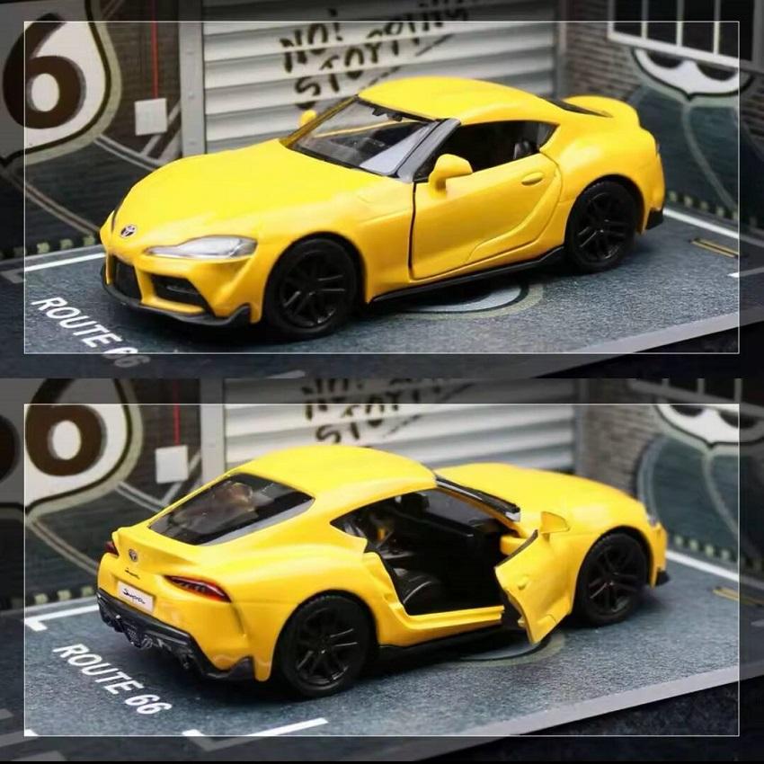 Fast & Furious JDM 2020 Toyota GR Supra Supersportwagen Simulation Diecast & Spielzeugfahrzeug RMZ city 1:36 Legierungs-Automodell-Geschenke für Kinder