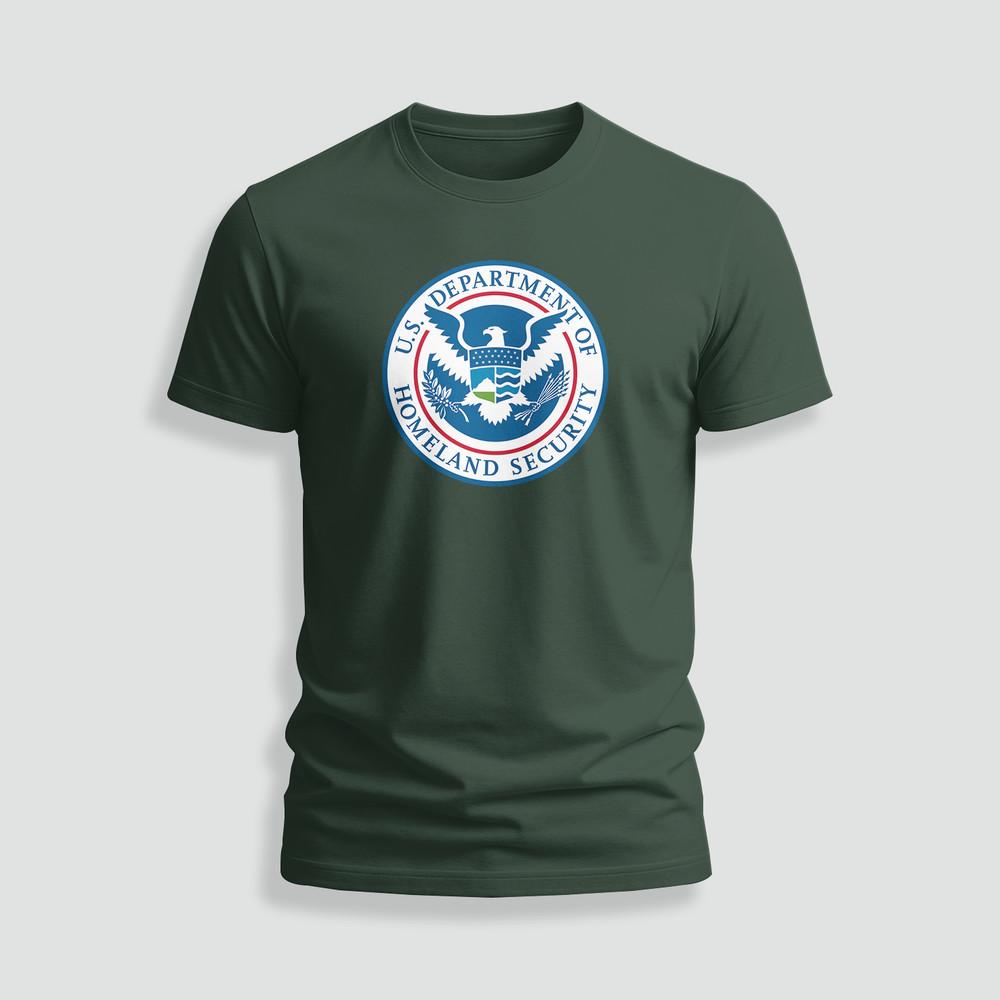 Homeland Security Counter Terrorism Logo Funny T-Shirt Size S-5XL Made In USA Unisex T-Shirt
