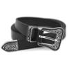 DAMISH Paisley Buckle Western Cowhide Belt_Black
