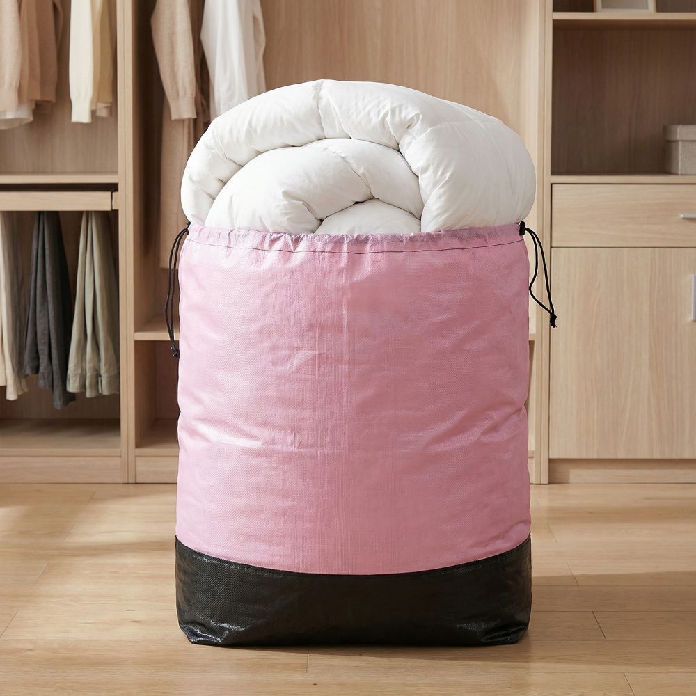 Waterproof Logistics Woven Bag 110/120cm Thickened Express Transfer Bag Foldable Heavy-Duty Moving Storage Bag Home Organizer