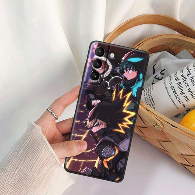 My Hero Academia Midoriya Izuku Anime Phone Case for Samsung Galaxy S22 S21 S20 Fe 5G S7 S8 S9 S10e Plus Ultra Silicone Cover