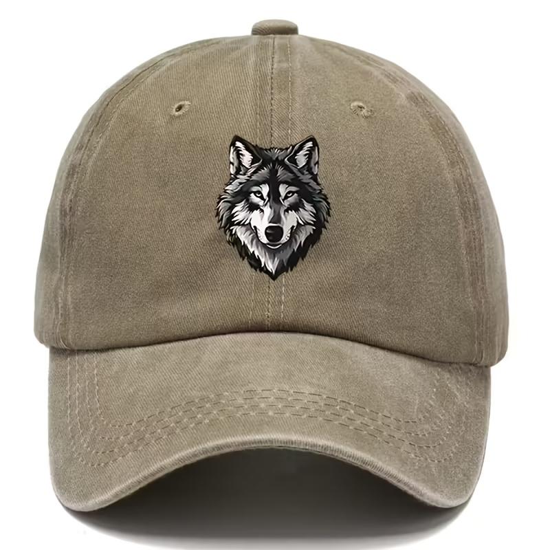 Pc WolfCompatible DAD Hat with Wolf Ear Design Adjustable Strap Breathable Cap Suitable for Outdoor Costume Parties Them