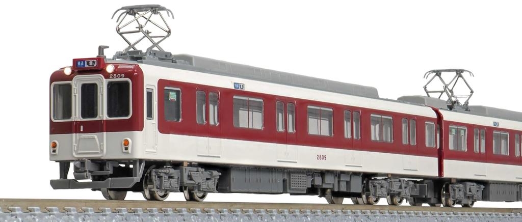 Greenmax N gauge Kintetsu 2800 series Nagoya Line 2809 train set set with motor 31920 model train 3-car