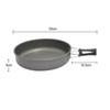 Ultra-light Aluminum Alloy Camping Cookware Utensils Tableware Cooking Outdoor Teapot Pot Frying Picnic Kettle Pan