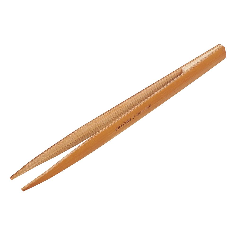 HOZAN ESD Bamboo 150mm 10mm Opening Straight Tweezers, Anti-Static Tweezers, Length, Width, Type, P-863-150