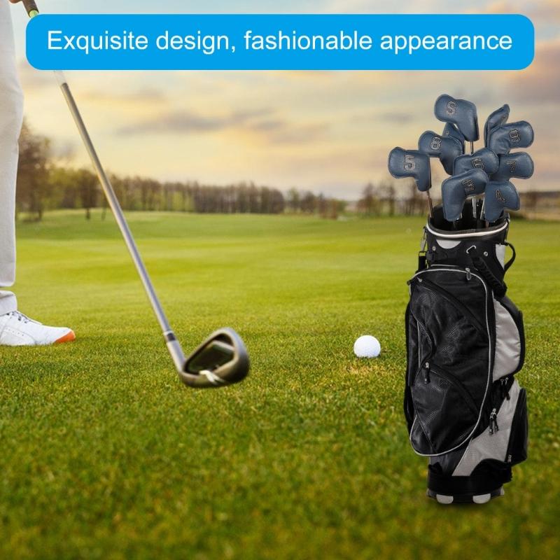 10Pcs Golfs Head Protective Cover for Drivers Golfs Head Cover Putter Protective Guard Golfs Iron Headcover Club Cover