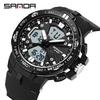 SANDA Men's Multifunction Waterproof Sports Watch