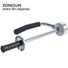 ZONESUN 30-50cm Height Adjustable Stretch Film Wrapping Machine Handheld Dispenser Stainless Steel Pallet Packing Tool