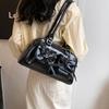 Ladies Elegant PU Shoulder Bag Fine Workmanship and Temperamental Handbag Exquisite Gift for Ladies Birthday